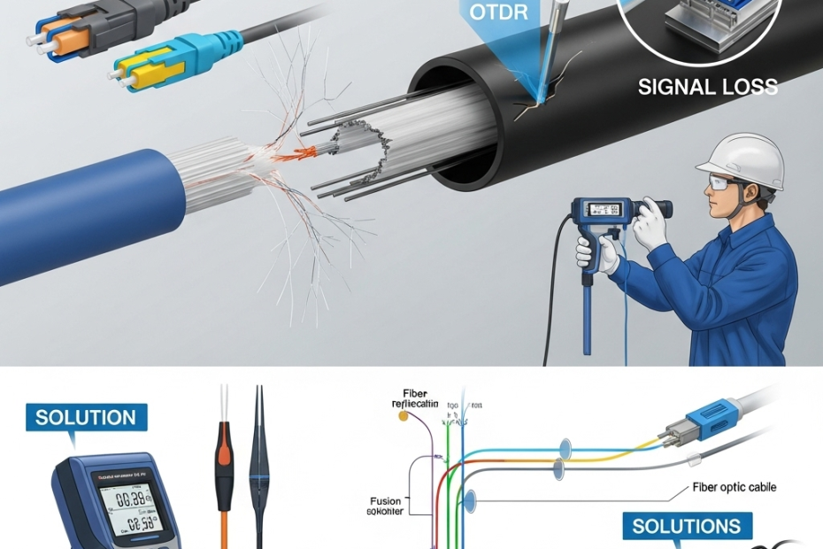 Fiber Kablo Sinyal Kaybı Çözümü 1 Fiber Kablo Sinyal Kaybı Çözümü
