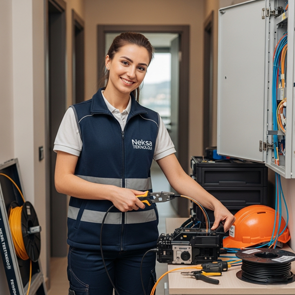 Daireye Fiber Kablo Çekme Hizmeti 19 Daireye Fiber Kablo Çekme Hizmeti